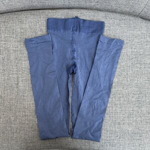 NWOT Blue Footless Tights